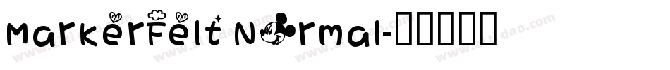 MarkerFelt Normal字体转换